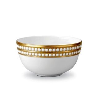 L’Objet GOLD PERLEE Cereal Bowl